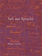 Saft aus Sprache / cover